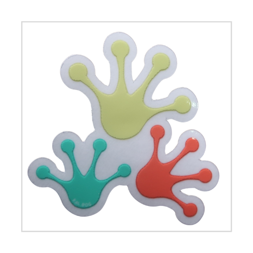 boggy frog prints