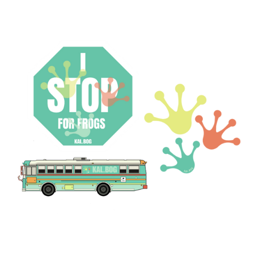 kal.bog + frog sticker pack