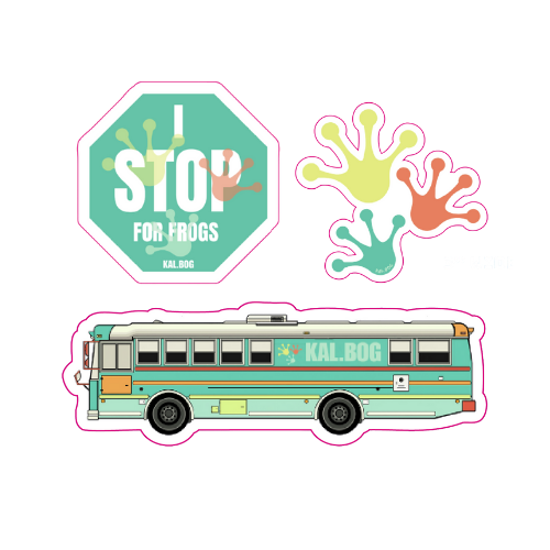 kal.bog + frog sticker pack